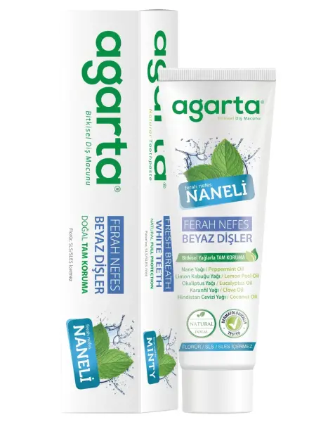 Agarta Doğal Diş Macunu Naneli 100 Ml - 1