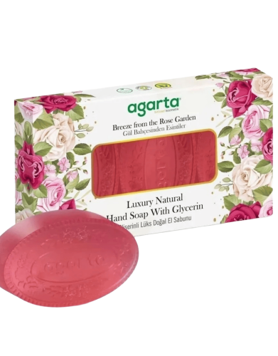 Agarta Doğal Gül Sabunu 3X100 Gr - AGARTA