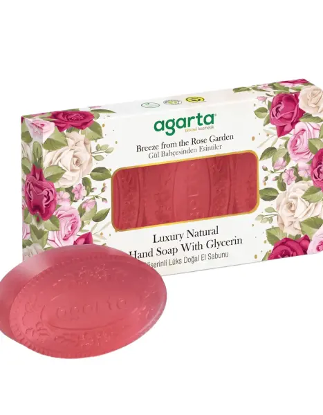 Agarta Doğal Gül Sabunu 3X100 Gr - 1