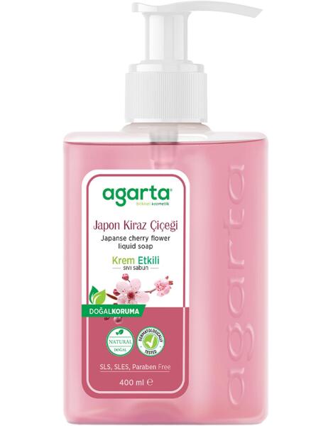 Agarta Doğal Sıvı Sabun Japon Kirazı 400 Ml - 1