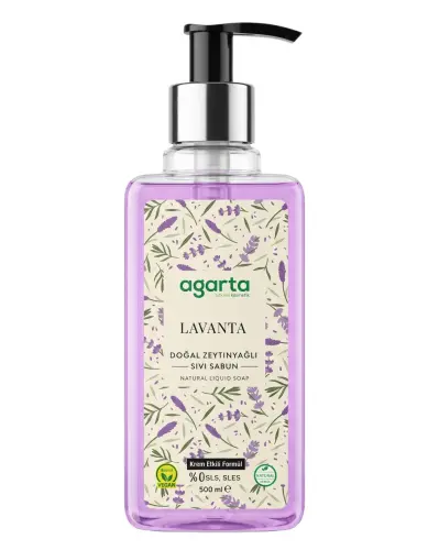 Agarta Doğal Sıvı Sabun Lavanta 500 Ml - AGARTA