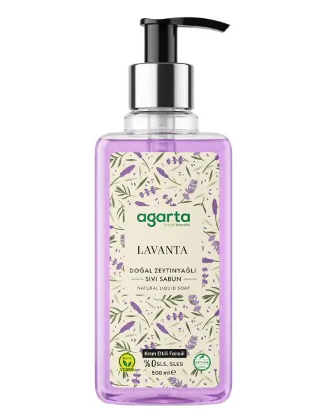 Agarta Doğal Sıvı Sabun Lavanta 500 Ml - 1