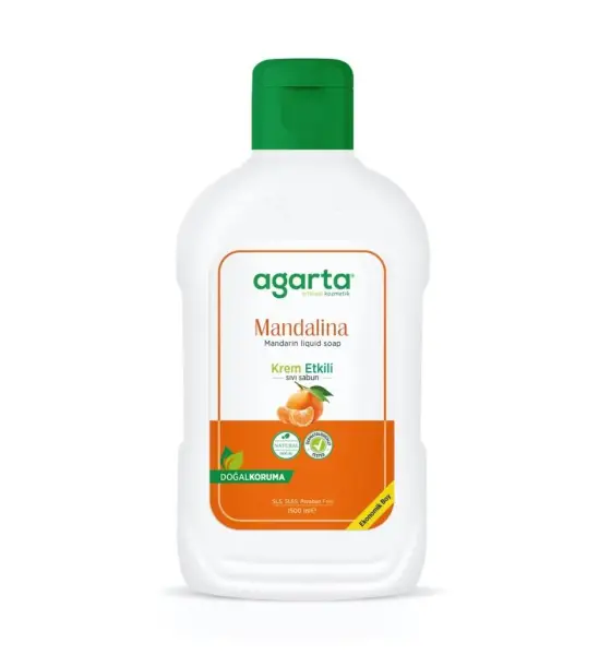 Agarta Doğal Sıvı Sabun Mandalina 1500 Ml - 1