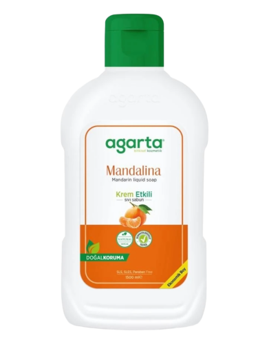 Agarta Doğal Sıvı Sabun Mandalina 1500 Ml - AGARTA