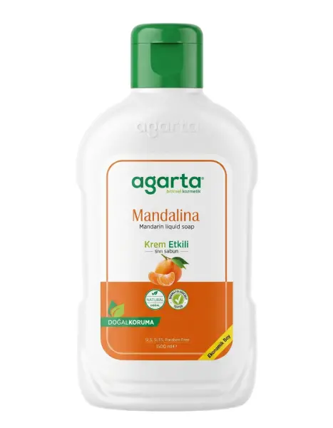 Agarta Doğal Sıvı Sabun Mandalina 1500 Ml - 1