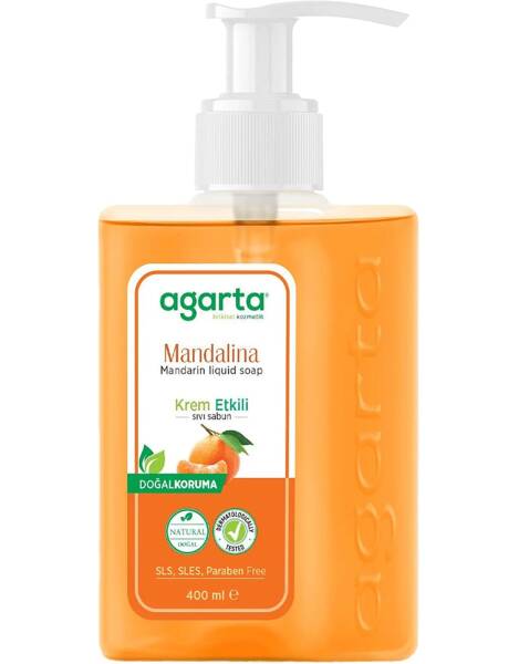 Agarta Doğal Sıvı Sabun Mandalina 400 Ml - 1