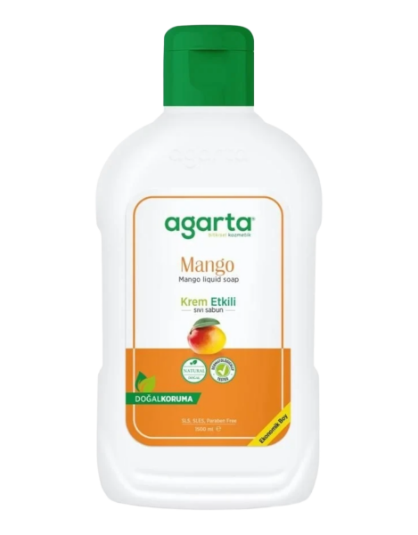 Agarta Doğal Sıvı Sabun Mango 1500 Ml - 1