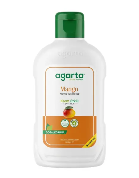 Agarta Doğal Sıvı Sabun Mango 1500 Ml - 1