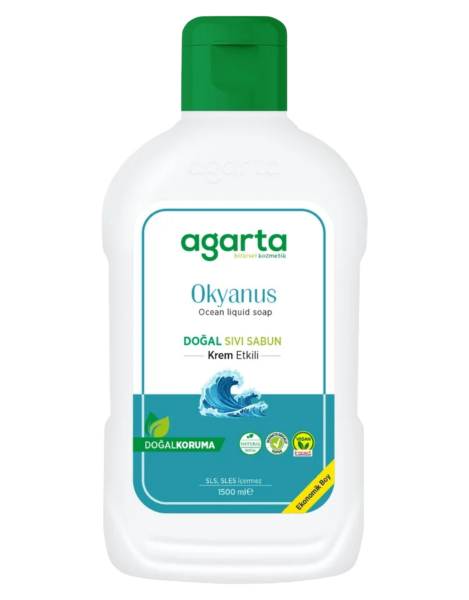 Agarta Doğal Sıvı Sabun Okyanus 1500 Ml - 1