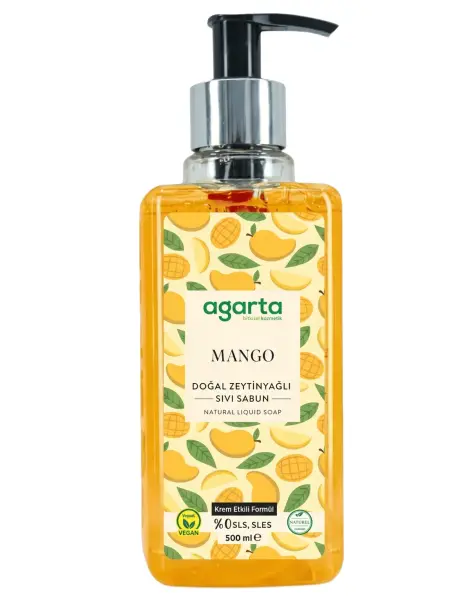 Agarta Doğal Sıvı Sabunu Mango 500 Ml - 1