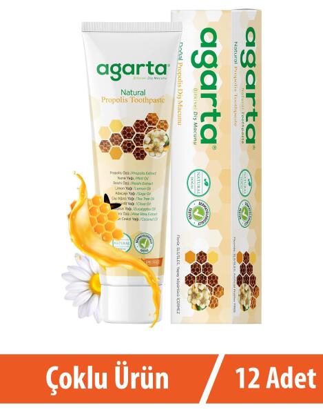 Agarta Propolisli Diş Macunu 12x100 ml - 1