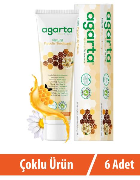 Agarta Propolisli Diş Macunu 6x100 ml - 1