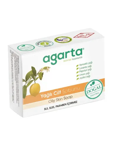Agarta Yağlı Cilt ve Sivilce Sabunu 150 Gr - Agarta