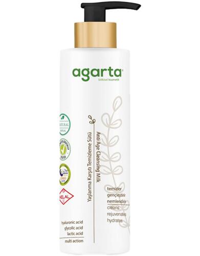 Agarta Yaşlanma Karşıtı Temizleme Sütü 225 Ml - Agarta