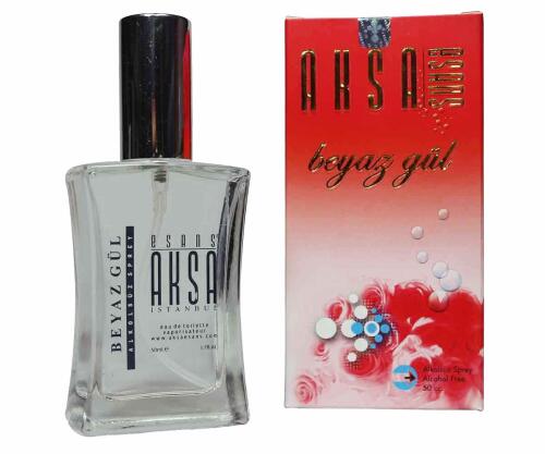 Aksa Sprey Parfüm Beyaz Gül 50 CC - Aksa