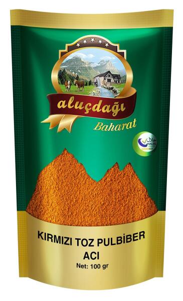 Aluçdağı Acı Kırmızı Toz Biber 100 Gr - 1