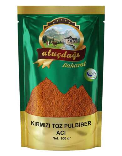 Aluçdağı Acı Kırmızı Toz Biber 100 Gr - Aluçdağı