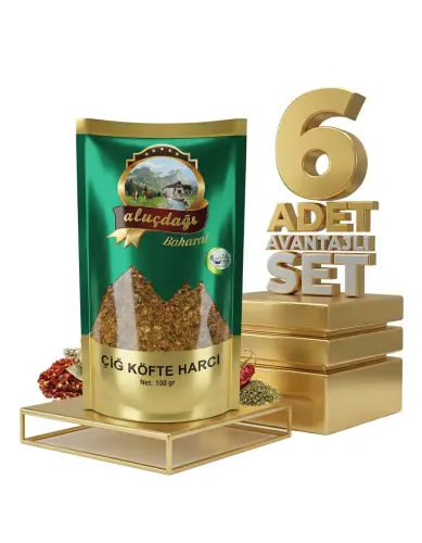 Aluçdağı Çiğ Köfte Harcı 6x100 Gr - Aluçdağı