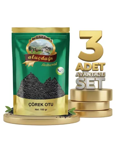 Aluçdağı Çörek Otu 3x100 Gr - Aluçdağı