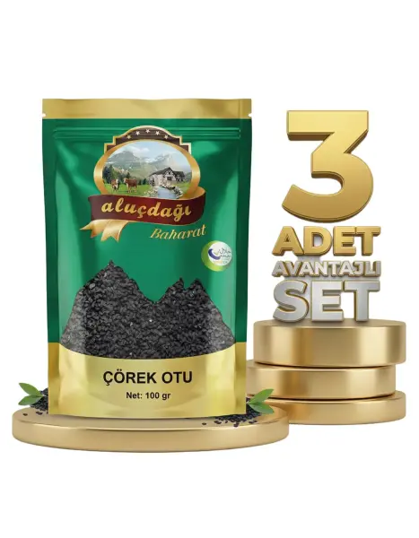 Aluçdağı Çörek Otu 3x100 Gr - 1