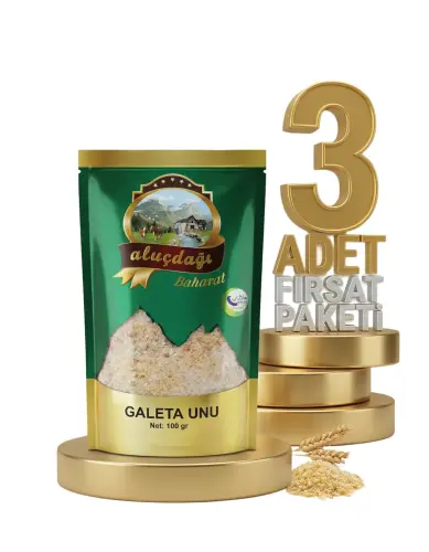 Aluçdağı Galeta Unu 3x100 Gr - Aluçdağı