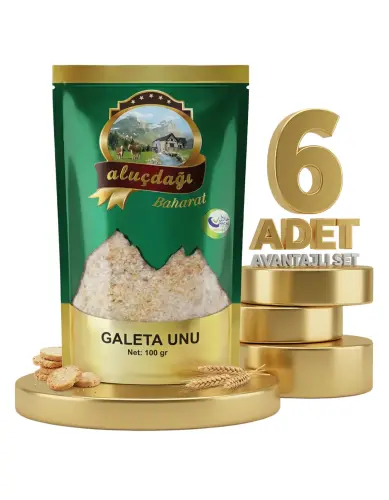 Aluçdağı Galeta Unu 6x100 Gr - Aluçdağı