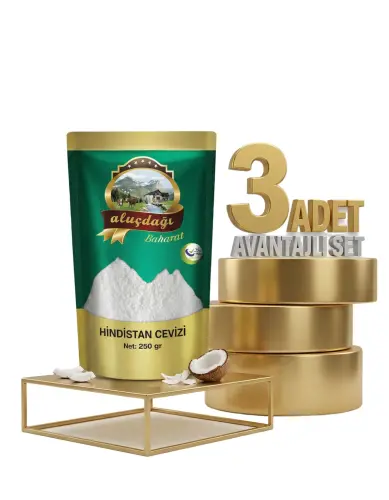 Aluçdağı Hindistan Cevizi 3x250 Gr - Aluçdağı