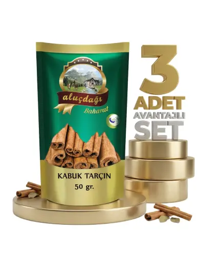 Aluçdağı Kabuk Tarçın 3x50 Gr - Aluçdağı