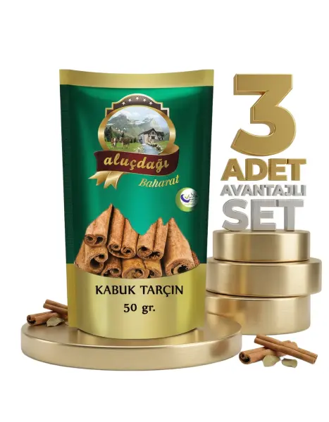 Aluçdağı Kabuk Tarçın 3x50 Gr - 1