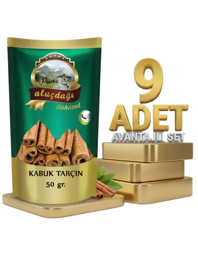 Aluçdağı Kabuk Tarçın 9x50 Gr - Aluçdağı