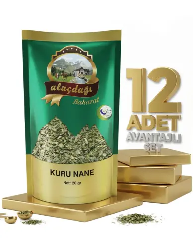 Aluçdağı Kuru Nane 12x100 Gr - Aluçdağı