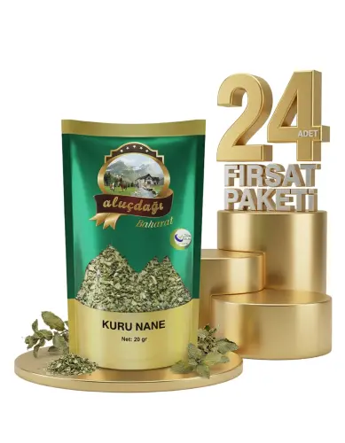 Aluçdağı Kuru Nane 24x100 Gr - Aluçdağı