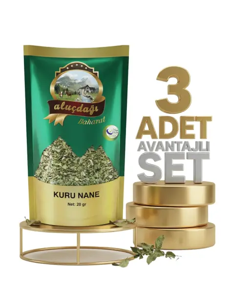 Aluçdağı Kuru Nane 3x100 Gr - 1