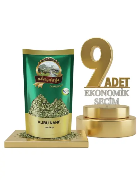 Aluçdağı Kuru Nane 9x100 Gr - 1
