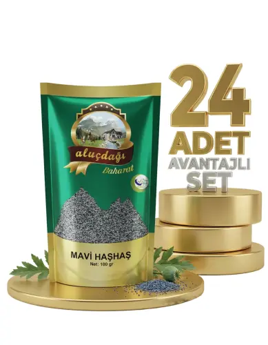 Aluçdağı Mavi Haşhaş 24x100 Gr - Aluçdağı