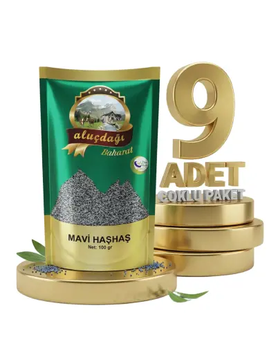 Aluçdağı Mavi Haşhaş 9x100 Gr - Aluçdağı