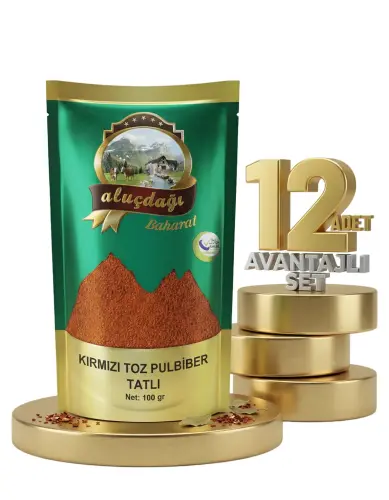 Aluçdağı Pul Biber 12x100 Gr - Aluçdağı