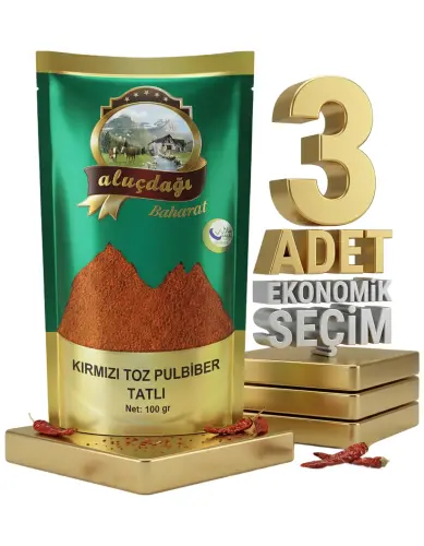 Aluçdağı Pul Biber 3x100 Gr - Aluçdağı