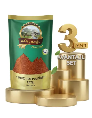 Aluçdağı Pul Biber 3x250 Gr - Aluçdağı