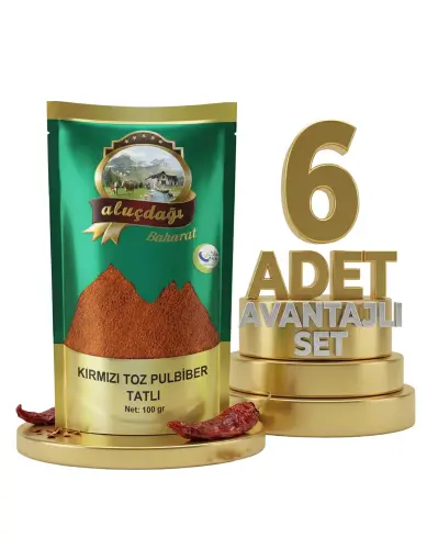 Aluçdağı Pul Biber 6x100 Gr - Aluçdağı