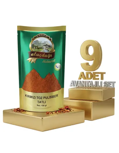 Aluçdağı Pul Biber 9x100 Gr - Aluçdağı