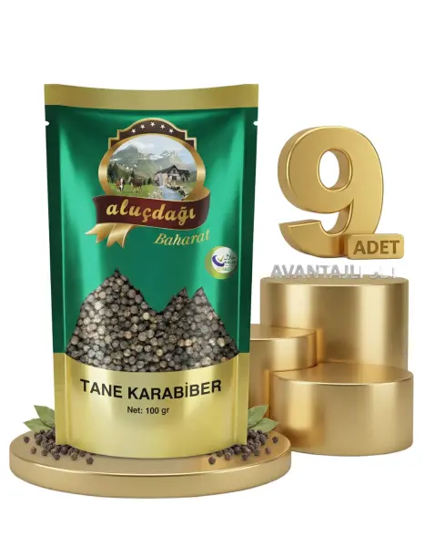 Aluçdağı Tane Karabiber 9x100 Gr - 1