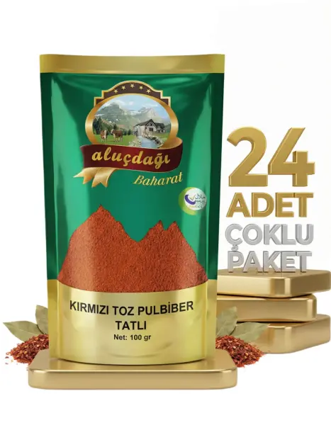 Aluçdağı Tatlı Kırm Toz Biber 24x100 Gr - 1