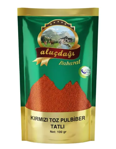 Aluçdağı Tatlı Kırmızı Toz Biber 100 Gr - ALUÇDAĞI