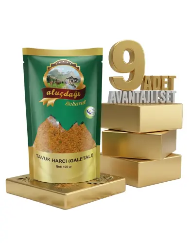 Aluçdağı Tavuk Harcı 9x100 Gr - Aluçdağı