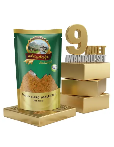 Aluçdağı Tavuk Harcı 9x100 Gr - 1