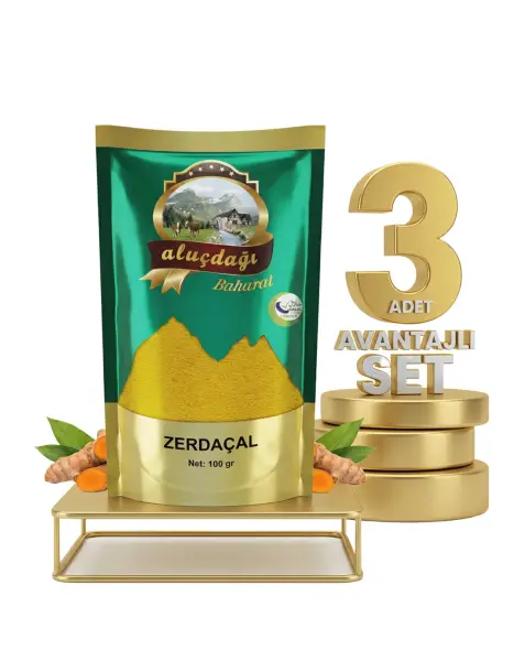 Aluçdağı Zerdeçal 3x100 Gr - 1