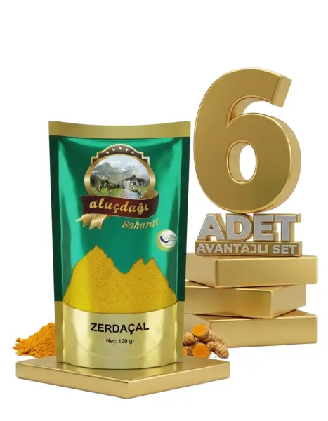Aluçdağı Zerdeçal 6x100 Gr - 1