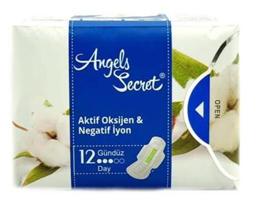Angels Secret Gündüz Hijyenik Ped 12li - Angels Secret