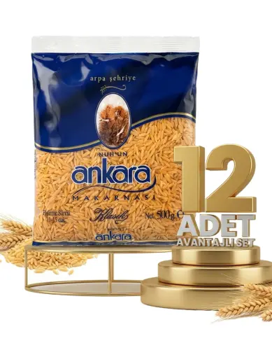 Ankara Arpa Şehriye Makarna 12x500 Gr - Ankara Makarna